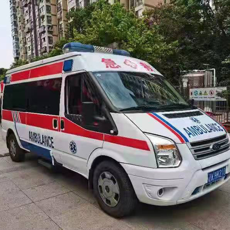 龙川长途救护车护送病人返乡